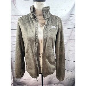 The North Face Womens Osito Full Zip Fleece Jacket Olive Green Small S/P